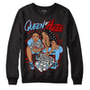 Travis Scott x Jordan 4 Retro 'Cactus Jack'  DopeSkill Sweatshirt Queen Of Hustle Graphic Streetwear - Black 