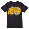 Goldenrod Dunk DopeSkill T-Shirt Rare Breed Graphic - Black