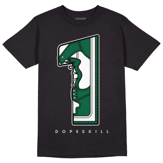 Gorge Green 1s DopeSkill T-Shirt No.1 Graphic - Black 