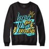 Aqua 5s DopeSkill Sweatshirt LOVE Graphic -Black 