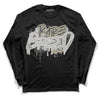 Jordan 4 Retro SE Craft Photon Dust DopeSkill Long Sleeve T-Shirt Rare Breed Graphic Streetwear  - Black 