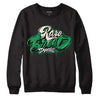 Jordan 2 Retro Lucky Green DopeSkill Sweatshirt Rare Breed Type Graphic Streetwear  - Black 