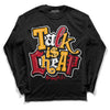 Cardinal 7s DopeSkill Long Sleeve T-Shirt Talk Is Chip Graphic - Black