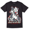 Jordan 3 Retro White Cement Reimagined DopeSkill T-Shirt MOMM Bear Graphic Streetwear - Black