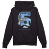 Jordan 5 Retro University Blue DopeSkill Hoodie Sweatshirt No.5 Graphic Streetwear - Black