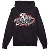 Fire Red 9s DopeSkill Hoodie Sweatshirt Rare Breed Type Graphic - Black