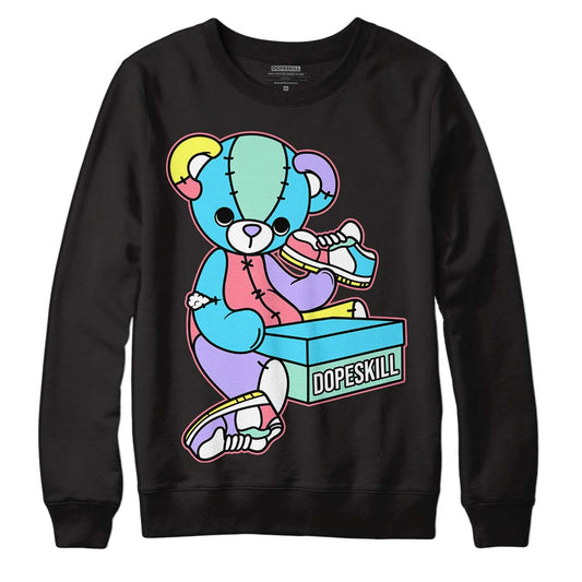 Candy Easter Dunk Low DopeSkill Sweatshirt Sneakerhead BEAR Graphic - Black