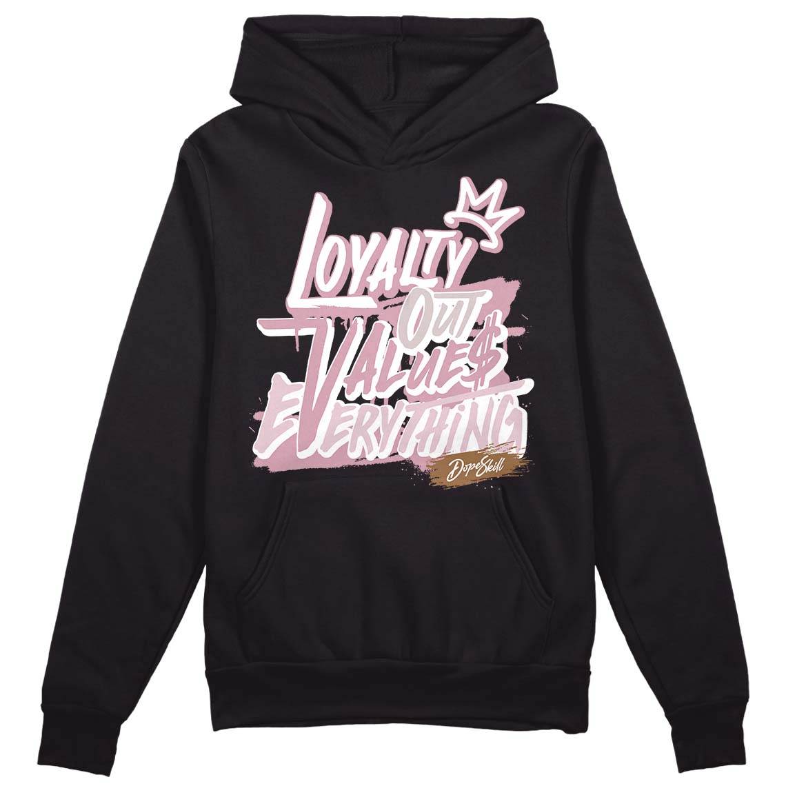 Dunk Low Teddy Bear Pink DopeSkill Hoodie Sweatshirt LOVE Graphic - Black 