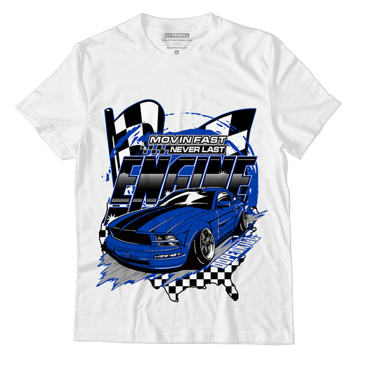 AJ 5 Racer Blue DopeSkill T-Shirt ENGINE Tshirt Graphic