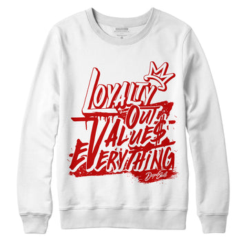 Jordan 6 “Red Oreo” DopeSkill Sweatshirt LOVE Graphic - White 