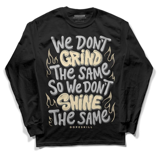 Jordan 4 Retro SE Craft Photon Dust DopeSkill Long Sleeve T-Shirt Grind Shine Graphic Streetwear - Black 