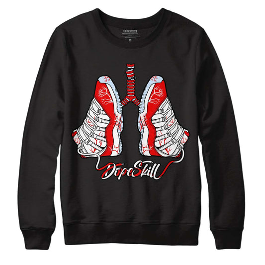 Cherry 11s DopeSkill Sweatshirt Breathe Graphic - Black