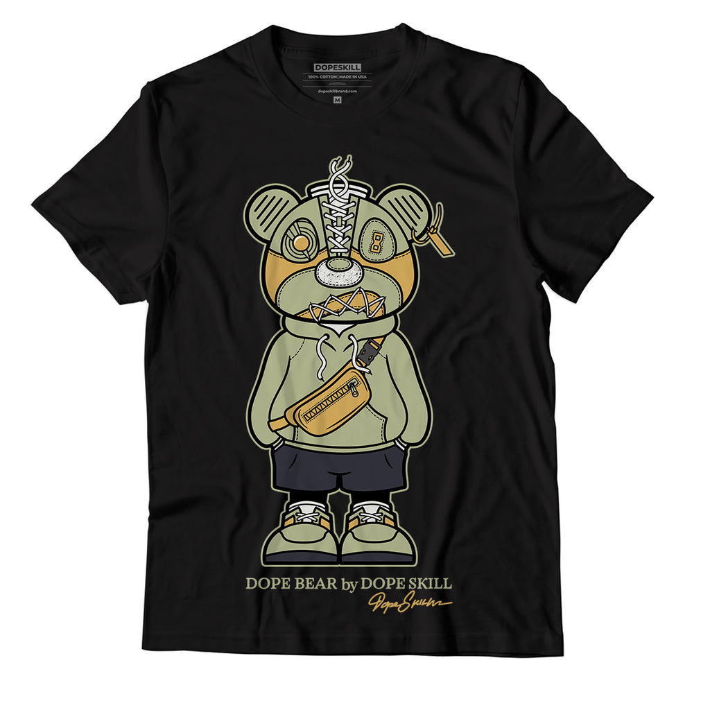 Jordan 5 Jade Horizon DopeSkill T-Shirt Sneaker Bear Graphic - Black 