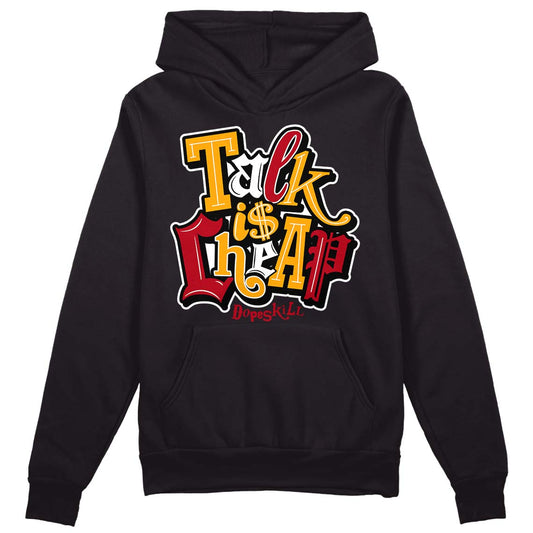 Cardinal 7s DopeSkill Hoodie Sweatshirt Talk Is Chip Graphic - Black