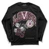 Dunk Low Night Maroon and Medium Soft Pink DopeSkill Long Sleeve T-Shirt Loser Lover Graphic Streetwear - Black