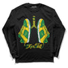 Dunk Low Reverse Brazil DopeSkill Long Sleeve T-Shirt Breathe Graphic - Black