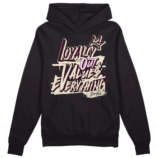 Dunk Low Night Maroon and Medium Soft Pink DopeSkill Hoodie Sweatshirt LOVE Graphic Streetwear - Black