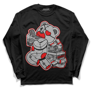 Jordan 5 Retro P51 Camo DopeSkill Long Sleeve T-Shirt Bear Steals Sneaker Graphic Streetwear - Black 