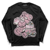 Dunk Low Teddy Bear Pink DopeSkill Long Sleeve T-Shirt Bear Steals Sneaker Graphic - Black 