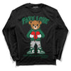 Gorge Green 1s DopeSkill Long Sleeve T-Shirt Fake Love Graphic - Black