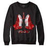 Jordan 12 Retro ‘Gym Red’ DopeSkill Sweatshirt Breathe Graphic Streetwear - Black 