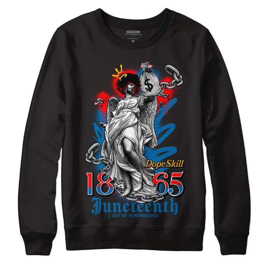 Messy Room 4S DopeSkill Sweatshirt Juneteenth Graphic - Black