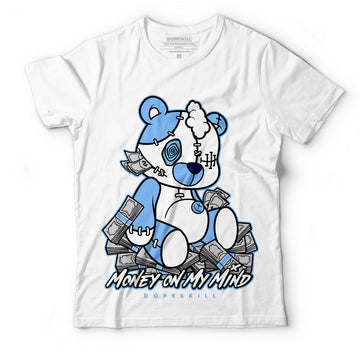 AJ 6 University Blue DopeSkill T-Shirt MOMM Bear Graphic
