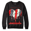 Jordan 3 Retro White Cement Reimagined DopeSkill Sweatshirt Juneteenth Heart Graphic Streetwear - Black