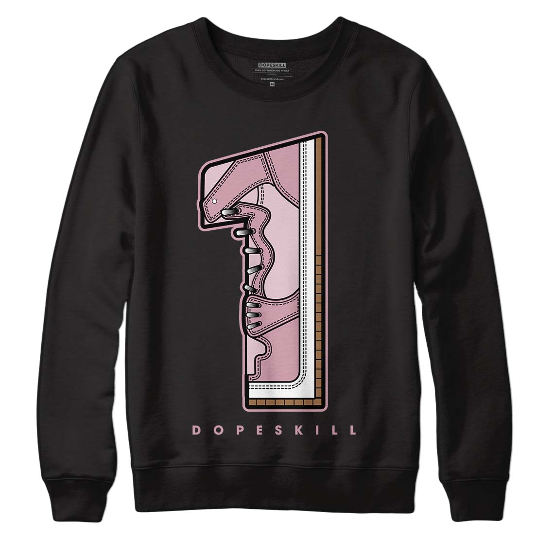 Dunk Low Teddy Bear Pink DopeSkill Sweatshirt No.1 Graphic - Black 