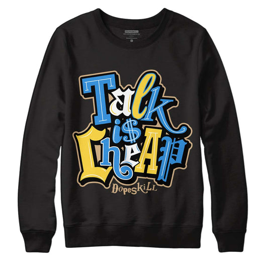 SB Dunk Low Homer DopeSkill Sweatshirt Talk Is Chip Graphic - Black 