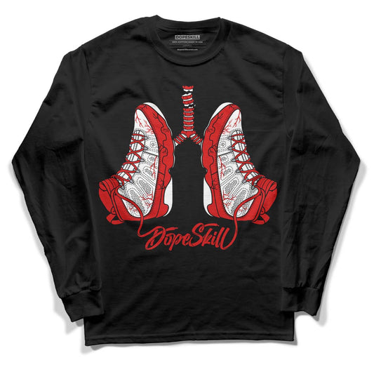 Gym Red 9s DopeSkill Long Sleeve T-Shirt Breathe Graphic - Black