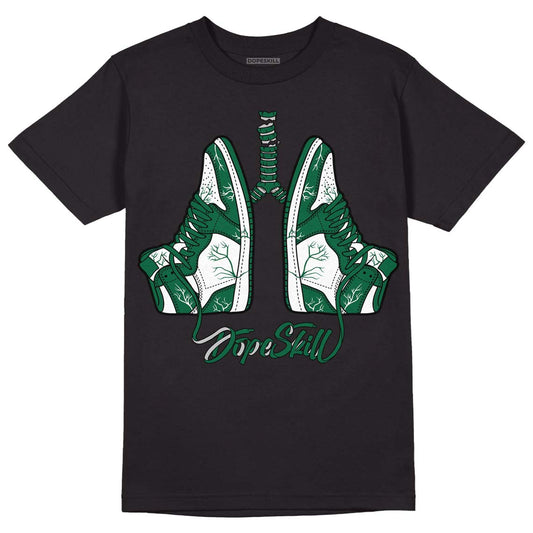 Gorge Green 1s DopeSkill T-Shirt Breathe Graphic - Black 