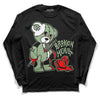 Jordan 4 Retro “Seafoam” DopeSkill Long Sleeve T-Shirt Broken Heart Graphic Streetwear - Black 