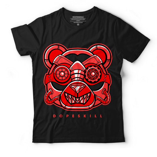 AJ 9 Chile Red DopeSkill T-Shirt Robo Bear Graphic