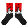 FIRE Sublimated Socks Match AJ 9 Chile Red