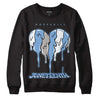 Jordan 5 Retro University Blue DopeSkill Sweatshirt Juneteenth Heart Graphic Streetwear - Black 