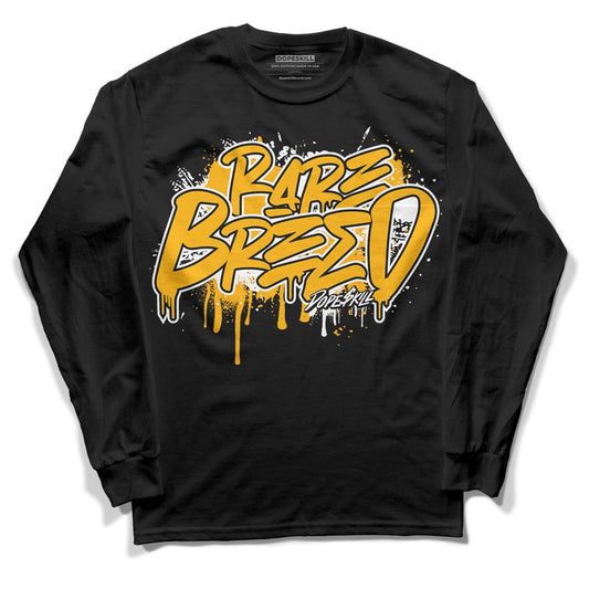 Goldenrod Dunk DopeSkill Long Sleeve T-Shirt Rare Breed Graphic - Black 