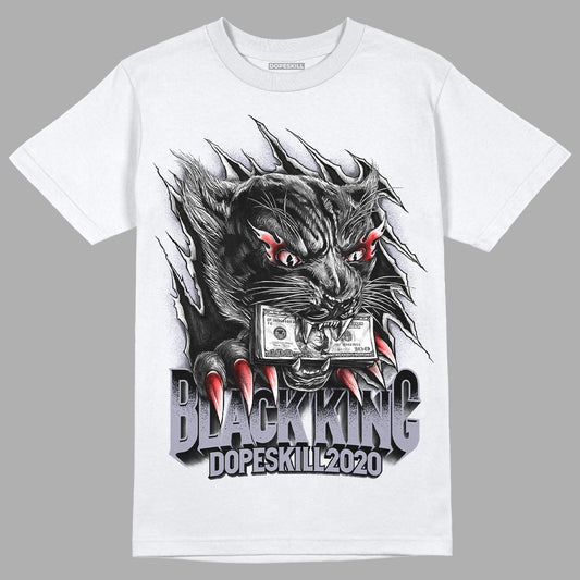 Jordan 13 Retro 'Black Flint' DopeSkill T-Shirt Black King Graphic Streetwear - White