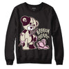 Dunk Low Night Maroon and Medium Soft Pink DopeSkill Sweatshirt Broken Heart Graphic Streetwear - Black 