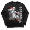 Jordan 5 Retro P51 Camo DopeSkill Long Sleeve T-Shirt You Got All My Love Graphic Streetwear- Black 