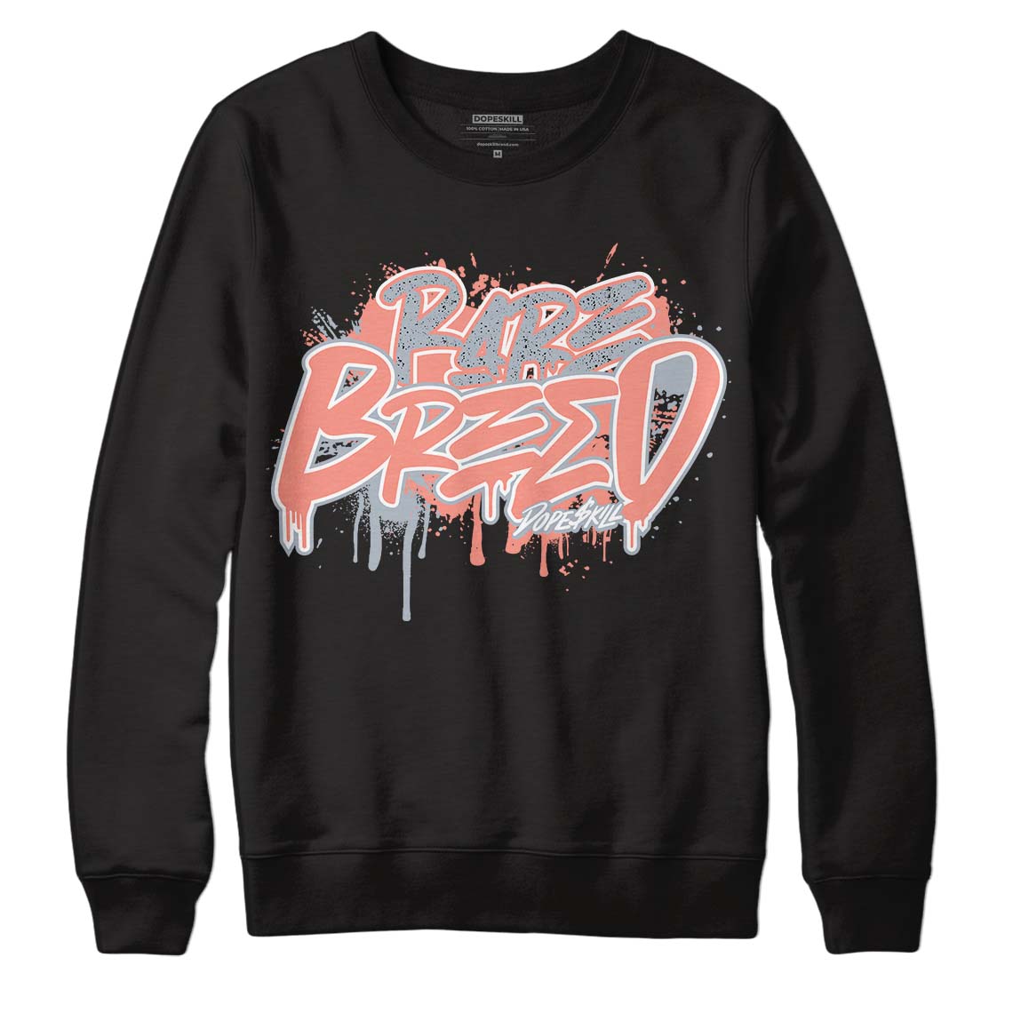 DJ Khaled x Jordan 5 Retro ‘Crimson Bliss’ DopeSkill Sweatshirt Rare Breed Graphic Streetwear - Black 