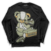 Jade Horizon 5s DopeSkill Long Sleeve T-Shirt Sneakerhead BEAR Graphic - Black 