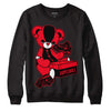 Red Thunder 4s DopeSkill Sweatshirt Sneakerhead BEAR Graphic