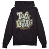 Jade Horizon 5s DopeSkill Hoodie Sweatshirt Talk Is Chip Graphic - Black