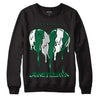 Gorge Green 1s DopeSkill Sweatshirt Juneteenth Heart Graphic - Black 