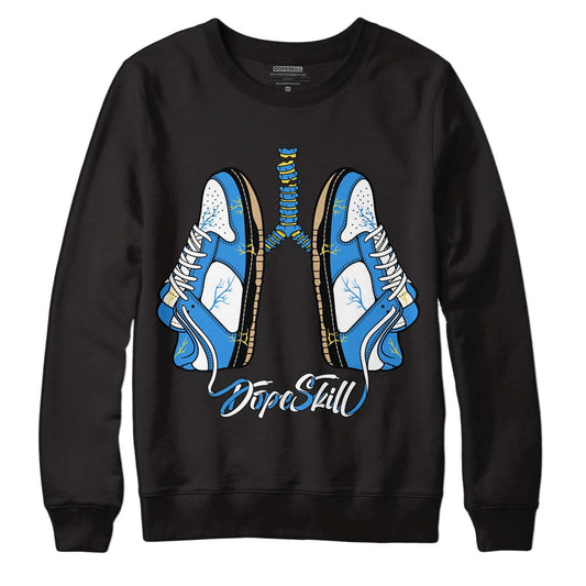 SB Dunk Low Homer DopeSkill Sweatshirt Breathe Graphic - Black