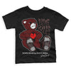 Jordan 12 x A Ma Maniére DopeSkill Toddler Kids T-shirt Love Kills Graphic Streetwear - Black