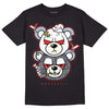 Jordan 3 Retro White Cement Reimagined DopeSkill T-Shirt New Double Bear Graphic Streetwear - Black