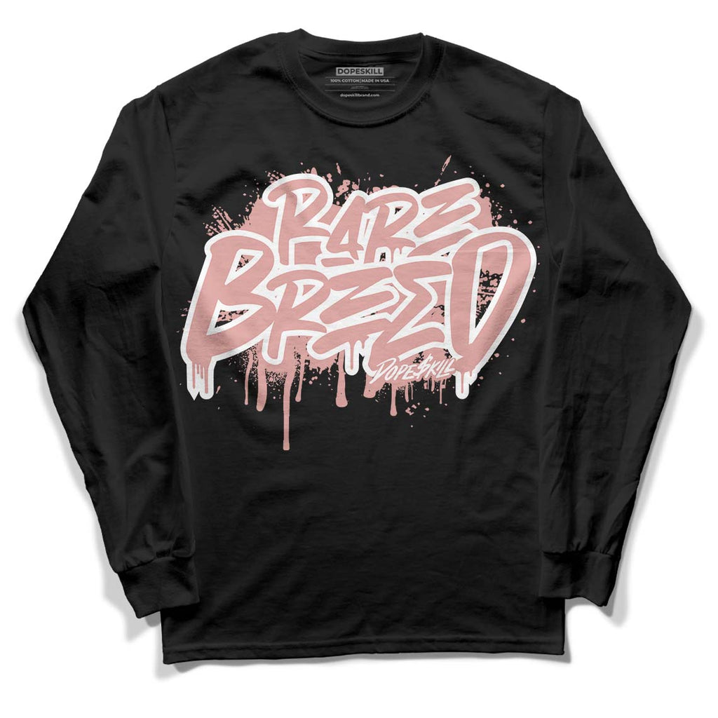 Rose Whisper Dunk Low DopeSkill Long Sleeve T-Shirt Rare Breed Graphic - Black