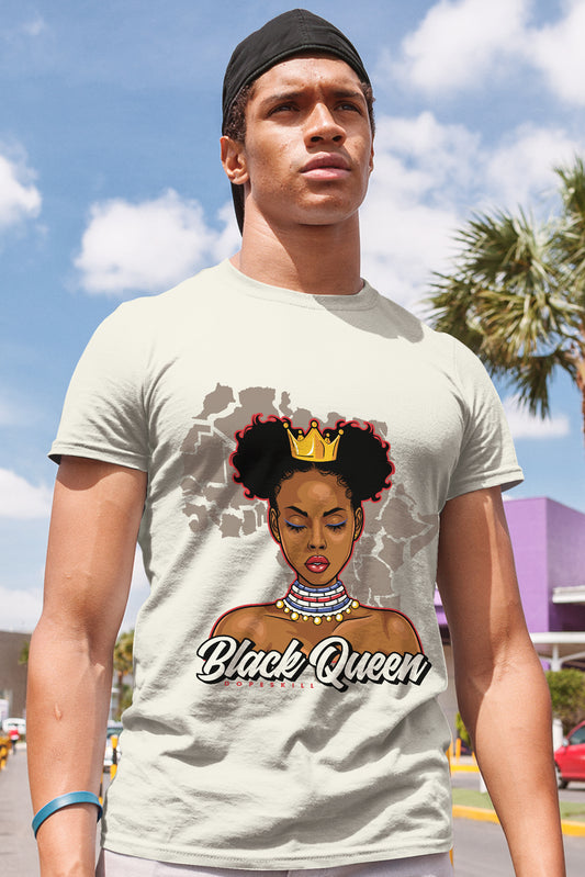 AJ 4 Sail Canvas DopeSkill Sail T-shirt Black Queen Graphic